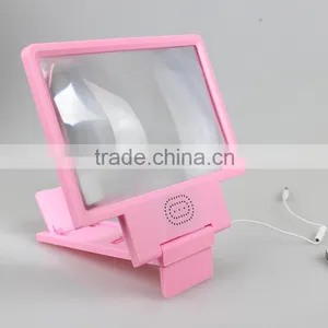 Portable Foldable Mobile Phone 3d Screen Magnifier hd With Speaker thumbnail-3