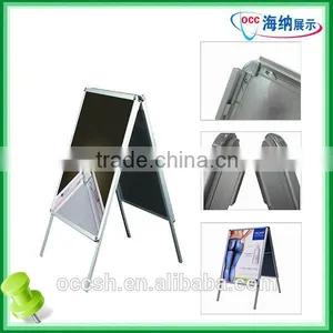 2 Sided Advertising Post Board With Snap Frame thumbnail-1