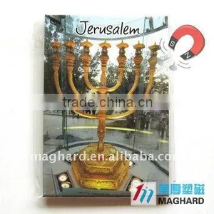 China Supplier Custom Jerusalem Tinplate Fridge Magnet for Isreal Tourist Souvenir thumbnail-1