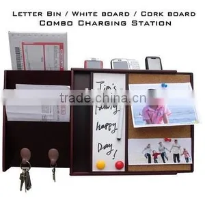 Charging Valet With Combo Board & Letter Bin thumbnail-1
