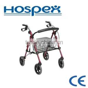 Height Adjustable Aluminium Rollator thumbnail-1