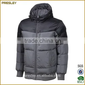 BSCI Oem High Quality Winter Brown Men's Down Jacket Coat Made in China thumbnail-4