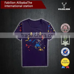 The New Summer 2015 Men's Graffiti Short Sleeve T-shirt for Cheap t Shirt Wholesale thumbnail-1