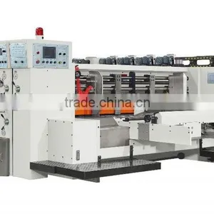 Economic Fast Speed Flexo Printer Slotter Die-cutter & Auto Stacker, Carton Box Making Machine thumbnail-1
