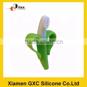 High Quality Cute Silicone Baby Toothbrush Teether Toy thumbnail-3