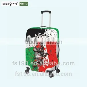 Spandex Luggage Cover With Leaning Tower of Pisa Print thumbnail-1