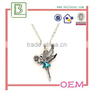 Small Angel Wings Pendant Necklace For Crafts thumbnail-4