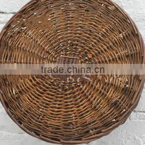 Manufacturer Hot Sale Wicker Wall Decoration Storage Basket thumbnail-3