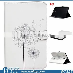 New Products for Samsung Galaxy Tab E T560 Cartoon Painting Leather Flip Case thumbnail-1