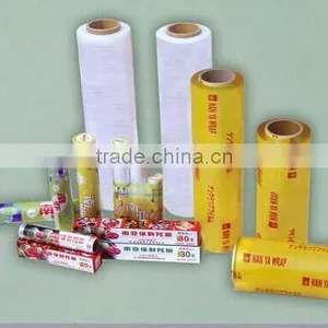 Transparent Cling Film for Food and Vegetable Packing Food Grade Wrap Film thumbnail-5