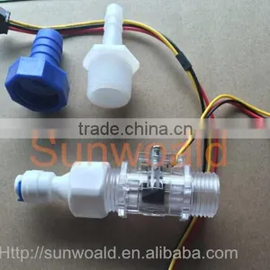 1/2" Magnetic Plastic Water Liquid Flow Sensor for Water Heater thumbnail-5