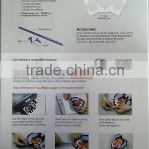 Festival Gifts of DIY Inkjet Printing Balloon A4 Size thumbnail-3