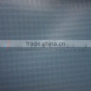 400T/0.25 Poly Taffeta Double-line Plaid Jacket Fabric thumbnail-1