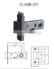Mortise Lock Latch Lock Body C03B-CT thumbnail-1
