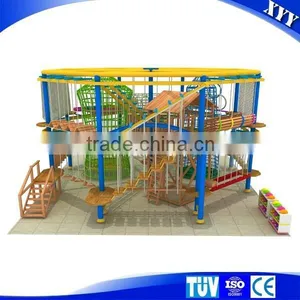 2016 Indoor Rope Course Adventure Playground for Kids thumbnail-3