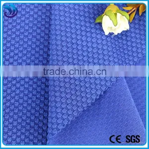Solid Dyed Jacquard 95% Polyester 5% Spandex Fabric for Garment thumbnail-3
