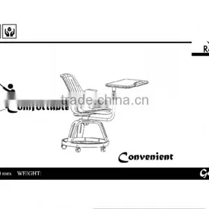 Best Student Chair With Writing Pad thumbnail-2