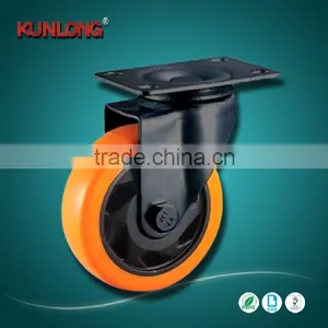 Medium Heavy Duty Polyurethane Threaded Stem Swivel Caster thumbnail-1