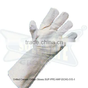 Drilled Canvas Cotton Gloves ( SUP-PPE-HAP-DCHG-515-1 ) thumbnail-1