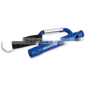 Carabiner Flashlight Whistle With Strap thumbnail-1
