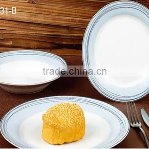 Good Quality Super White Porcelain Dinnerware Set for Hotel Daily Use thumbnail-3