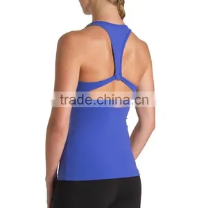 86% Nylon 14% Spandex Yoga Wear, Dancing Wear, Womens Tank Top thumbnail-3