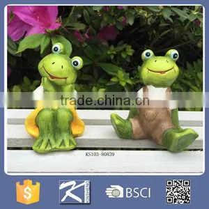 Home & Garden Decor Ceramic Frog Statue thumbnail-1