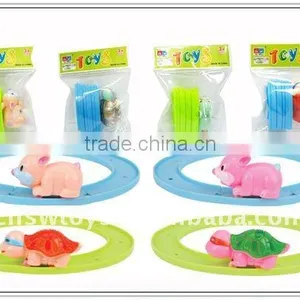 Wind up Rabbit and Tortoise With Railway thumbnail-1
