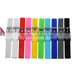 2016 Novelty Custom Design Rubber Silicone Watch Band With Logo Embossed thumbnail-6