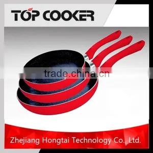 Aluminum Marble Granite Coating Cookware Fry Pan thumbnail-1