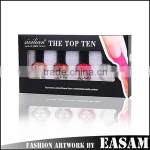Easam Hot 4pcs Peel off Nail Polish Gift Set thumbnail-1