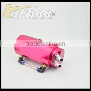 Universal Aluminium Round Oil Catch Tank for Racing(9 Mm) thumbnail-5
