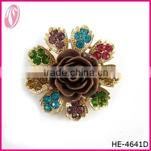 Shiny Flower Metal Safety Pin For Brooch thumbnail-1