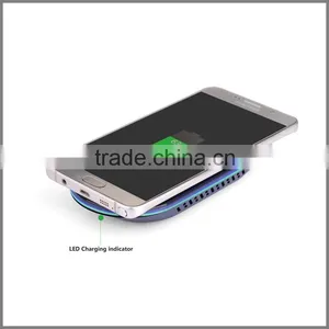 2016 QI Standard Led Wireless Charger Receiver 1000MmA For Samsung IPhone thumbnail-1