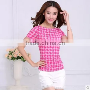 Choli Blouse Designs o Neck Bulk Sale Soft Cotton and Poly Lady Top thumbnail-1
