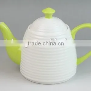 China Supplier Ceramic Tea Pot, White Ceramic Coffee Pot thumbnail-3