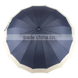 23 Inch 16 Ribs Automatic Cheap Promotional Umbrella thumbnail-5