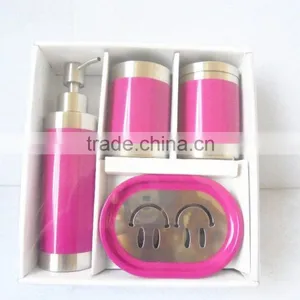 Wholesale Hot Sell 4 Piece Stainless Steel Bathroom Set thumbnail-3