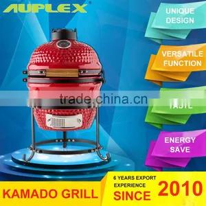 Ceramic Shell BBQ Mini Terracotta Charcoal Grill thumbnail-1