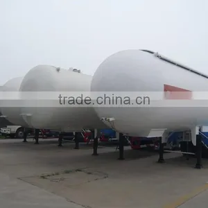 New Design Customized Factory Price 58.5m3 Tri-axle Lpg Trailer,3-axle Lpg Semi Trailer thumbnail-6