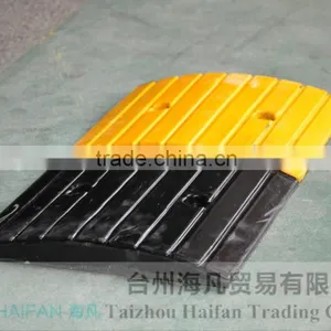 500*300*40mm New Products Rubber Speed Bump for Crossroads /High Quality Hot Sell Rubber Speed Bump Used in Intersection thumbnail-3