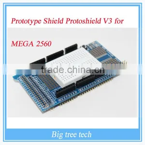 Brand New Prototype Shield Protoshield V3 Expansion Board With Mini Bread Board MEGA + White Breadboard A301 thumbnail-1