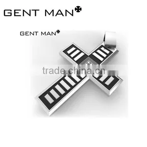 Wholesale Fashion Stainless Steel Jewelry Men's Cross Pendants Charms thumbnail-4