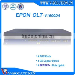 4 PON Port GEPON OLT 20KM Transmission Distance 4GE Interface Support WEB Manage thumbnail-1