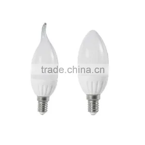 No UV Radiation 3w E14 LED Candle Light for Candles Droplight ,e27 E12 E14 Clear Led Candle Bulb thumbnail-1