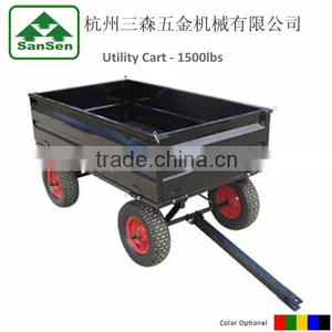 4Wheel ATV Trailer; Garden Utility Cart Dump Trailer thumbnail-1