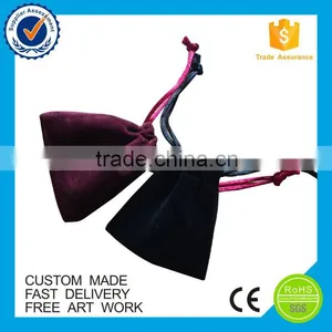 Printing Logo Custom Velvet Jewelry Bag for Metal Lapel Pin Badges thumbnail-4