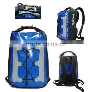 Customized Tarpaulin Waterproof Backpack Dry Bag 500D PVC Mesh,for Outdoor Sports, Hiking, Climbing, OEM and ODM Are Welcome thumbnail-1