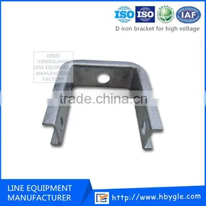 Disc Insulator With D Rion Bracket/Secondary Rack D Iron for Pole Line/MADE IN CHINA thumbnail-1
