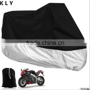 170T Economic Waterproof Silver Motorbike Cover thumbnail-1